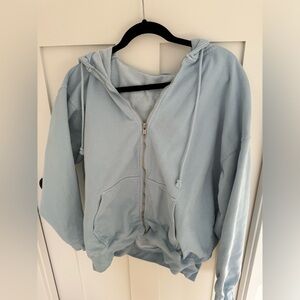 John Galt oversized zip up